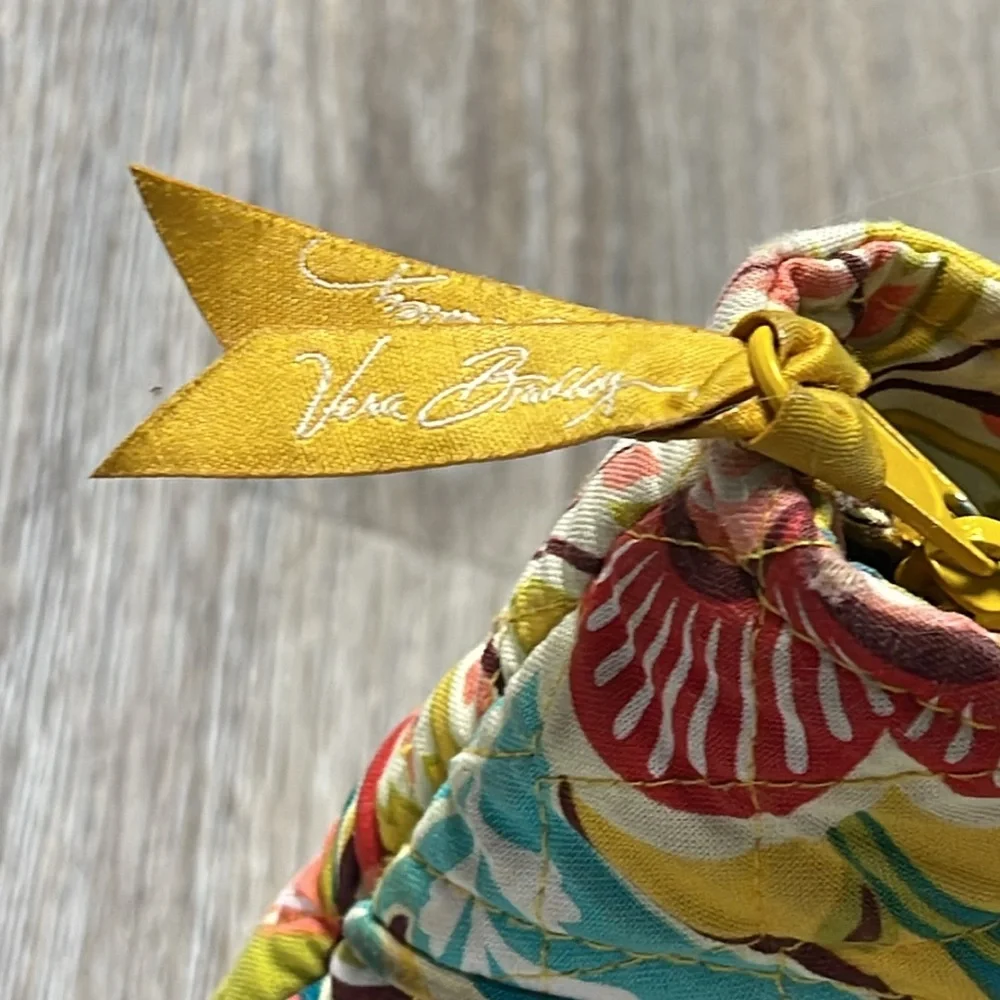 Vera Bradley Yellow Paisley Shoulder Bag/Tote Bag